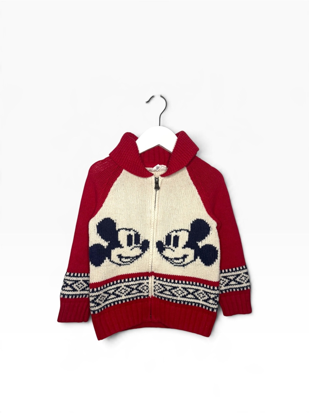 ⭐️ 5/$30 Gap Kids Disney Mickey Mouse Knit Cardigan size 4